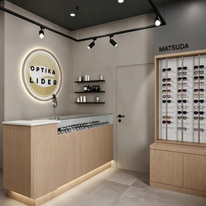 Optical Shop Full Room Customization Showcase Eyewear Display Shelf Eyeglasses Shop <b>glass</b> display case Store decoration - Product Image 4
