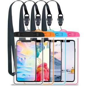 เคสโทรศัพท์มือถือกันน้ำ IPX8 คุณภาพสูง ขายดี พร้อมโลโก้สั่งทำพิเศษ  กระเป๋าใส่โทรศัพท์มือถือแบบเรืองแสง - Product Image 1