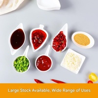 Plato y Taza para Salsas Desechables y Ecológicos de Bagazo de Caña de Azúcar, Compostables, de Grado Alimenticio, para Fiestas y Comida para Llevar