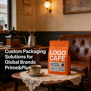 Bolsa con Cierre Hermético Resistente a Impactos para Café y Alimentos para Mascotas, Café Oscuro <span class=keywords><strong>de</strong></span> <span class=keywords><strong>Costa</strong></span> <span class=keywords><strong>Rica</strong></span>, Bolsa Vertical <span class=keywords><strong>de</strong></span> Grado Alimenticio Totalmente Personalizable - Product Image 1