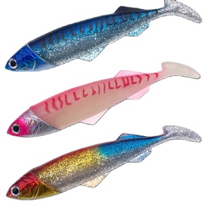 WEI 26cm/33cm caoutchouc maquereau en plastique souple têtes de gabarit leurre de pêche souple bons moules de pêche en plastique leurre souple en vrac - Product Image 1