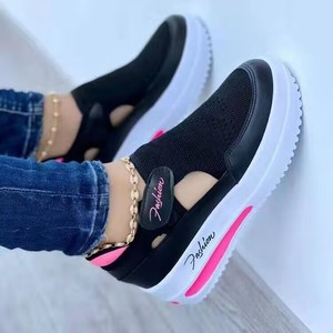 Vente en gros d'usine, baskets tendance pour femmes, été-printemps, respirantes, souples, chaussures décontractées avec semelle antidérapante - Product Image 1