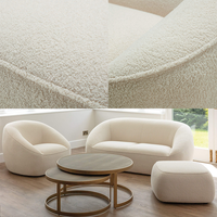 Tissu en polaire Teddy 100% polyester, nouveau style, en gros, tissu en polaire Teddy, tissu bouclé 100% polyester, tissu de canapé en sherpa
