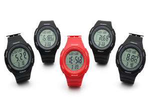Orologio sportivo digitale Timex, cassa rotonda in plastica da 38 mm, cinturino in silicone, unisex, resistente all'acqua 3 bar - Product Image 1