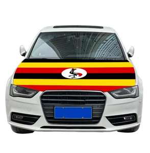 Housse de capot de voiture drapeau national de <span class=keywords><strong>Maurice</strong></span> abordable, housse de moteur de voiture drapeau, vente directe d'usine, tissu polyester - Product Image 3