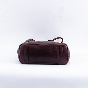 高级棕色女式真皮手提包-优雅手提包/肩包，定制标志，批发和来样定做 - Product Image 4