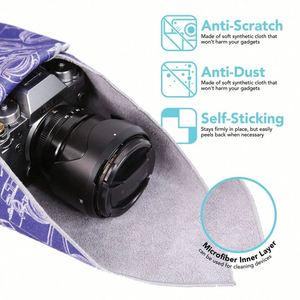 Custom Self-Adhesive Wrap Magic Cloth Washable Protective <b>Camera</b> Lens Cover Laptop/Smartphone Wrapper Business Promotional Gift - Product Image 6