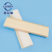 Landy PVC Convex Shape Pool Slats 4-chamber Hollow Profile Energy Saving Automatic Pool Cover for Inground Pools