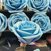 Rose géante artificielle en mousse EVA pour décoration de mariage et de fête, fleurs géantes en EVA faites à la main, roses imperméables pour l'extérieur