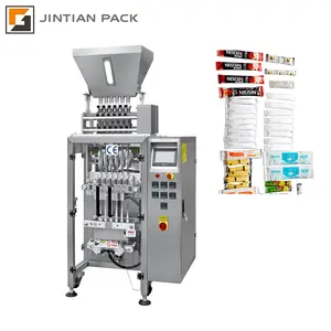 CE 4 lanes 6 lanes 5g 10g 20g salt sugar stick bag packing machine manufacturers