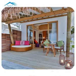 Maison préfabriquée moderne sur l'eau aux Maldives, maison préfabriquée pour chambre d'hôtel de <span class=keywords><strong>luxe</strong></span> - Product Image 2
