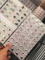 Jeu de tuiles de Mahjong américain 160 pièces en acrylique premium, tuiles de Mahjong Halloween, le Grimoire de la Sorcière, cadeaux chics pour soirées jeux