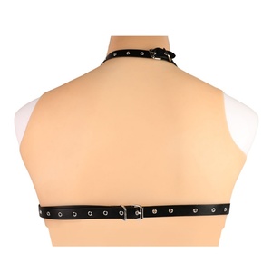 QKKQ Lencería Erótica de Cuero con Cinturón de Bondage, Lencería Sexy de Cuero, Bondage de Senos BDSM, Juguetes Sexuales para Parejas - Product Image 4
