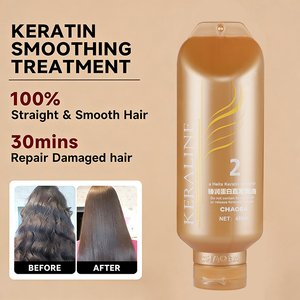 Crema Lisciante per Capelli alla Cheratina Brasiliana Senza Formaldeide, Anti-Crespo, per Capelli Lisci e Setosi di Lunga Durata, per Capelli Ricci/Grossi - Product Image 4