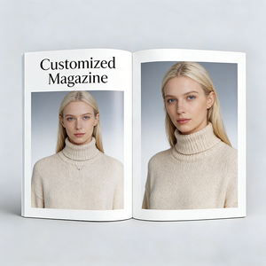 Impression personnalisée de haute qualité, <span class=keywords><strong>magazine</strong></span> sur papier glacé, reliure adhésive, livre de mode, manuel, catalogue, brochure - Product Image 3