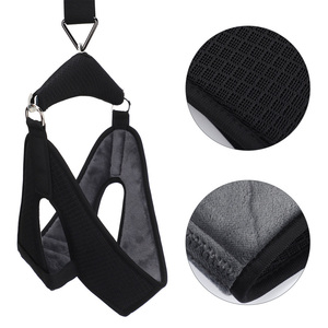 Sangle de traction cervicale respirante en toile Degao, harnais confortable pour étirement du cou, pour la physiothérapie à domicile, soulagement de la douleur au cou - Product Image 4