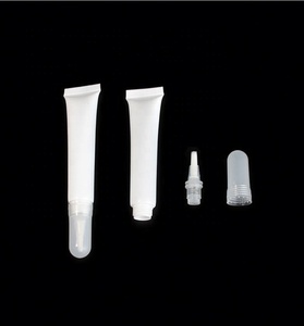 Nouveau design, tube souple vide de 10 ml, étiquette privée, tubes à gloss à lèvres à presser avec pinceau - Product Image 2