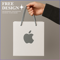 Sac cadeau en papier gaufré de luxe nœud en ruban sacs à provisions haut de gamme avec logo personnalisé pour vêtements bijoux mariage Boutique emballage