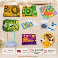 Tapis de reniflement pour chien, jouet de puzzle multi-poches, tapis de recherche de nourriture pour animaux de compagnie, jouet interactif pour le travail olfactif des chiots, alimentation lente