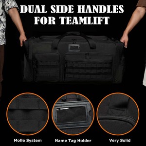 Bolsa de hockey sobre hielo con bolsillos para patines y compartimentos para accesorios, bolsa de hockey sobre hielo impermeable para protección contra todo tipo de clima - Product Image 6