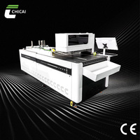 Machine d'impression numérique PLC Servo Onepass avec comptage automatique et empilage pour gobelets en papier, feuilles, petites boîtes et boîtes à pizza