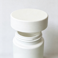 Pot en plastique HDPE blanc doux au toucher de 300 ml, 500 ml, 400 ml, 16 oz, 32 oz pour poudre protéinée, suppléments, gommes et capsules molles