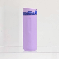 Bouteille d'eau sportive portable en acier inoxydable 304 à double paroi sous vide, avec pulvérisateur de vitalité pour boire directement