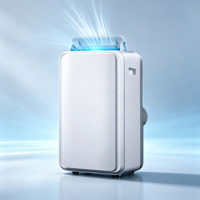 Climatiseur portable 10000 Btu, refroidissement simple, compact, sans installation requise, compresseur à fréquence fixe
