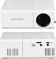Projecteur de poche CatVision YG300 1080P, 100 lumens ANSI, LCD LED portable, 1500:1, 1 Go/6 Go, pour cinéma maison, intérieur/extérieur
