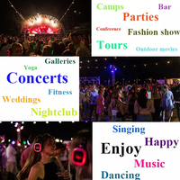 Casque audio sans fil Hifi Silent Disco Headphones Silent Disco pour 1 Set pour la fête et la méditation