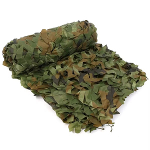 Filet de camouflage robuste, imperméable, coupe-vent, pliable, tactique, en polyéthylène, pour utilisation en extérieur - Product Image 1