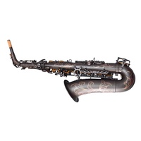 Saxofón Alto en Mi bemol de Latón OEM ODM, Logotipo Personalizado, Instrumento de Viento Profesional, Directo de Fábrica