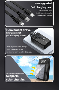 12V khẩn cấp di động OEM xe nhảy khởi động ngân hàng điện Máy nén khí khẩn cấp Kit nhà máy trực tiếp lốp lạm phát cáp tăng cường - Product Image 5