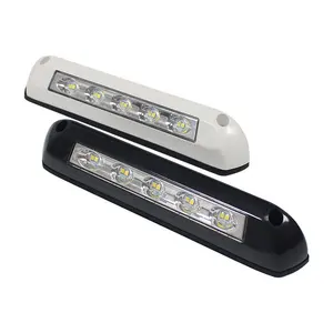 HEYRV hochwertiges Wohnwagen-Sonnensegel-Verandalicht Anti-Aging-LED-Lampe mit wasserdichtem Design verfügbar in weiß und schwarz