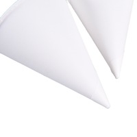 Tazas de cono de gofres, tazas de papel para postres, tazas de papel de cono de helado