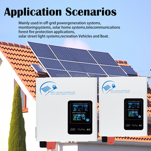 Inverter Hybrid Tenaga Surya MYAMi 3300W 50/60Hz Frekuensi Inverter Jaringan Satu Fasa 60A MPPT Pengontrol Pengisian Daya Baterai Harga Bagus AC - Product Image 5