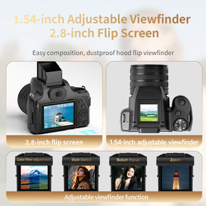 Fotocamera Digitale 64MP con Uscita WiFi e HDMI <span class=keywords><strong>Videocamera</strong></span> Ottica 10X <span class=keywords><strong>per</strong></span> Fotografia e Vlogging <span class=keywords><strong>per</strong></span> <span class=keywords><strong>YouTube</strong></span> - Product Image 2