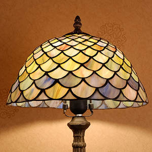 Factory Direct Southeast Asian Pastoral Rural Creative <b>Retro</b> Fish Scale Bedroom <b>Bedside</b> <b>Table</b> Lamps Decorative <b>Retro</b> Fish Lamps - Product Image 1