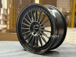 ล้อฟอร์จ 2 ชิ้น สีดำซาตินแบบกำหนดเอง XINLAI ขนาด 5x112 5x114.3 5x120 สำหรับ BMW M3 M4 M5 สำหรับ Mercedes-Benz C63 E63 สำหรับ Audi RS5 RS7 - Product Image 1