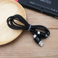 Cable de Datos USB Tipo C de Carga Rápida 2A, Trenzado de Nailon de Alta Calidad, para Teléfonos Móviles, Computadoras y Escáneres de Código de Barras, Venta al Por Mayor