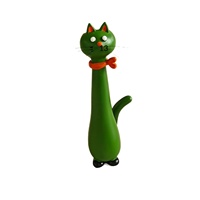 09 2026 Vas Resin Kucing Kartun Unik Lucu Kreatif Baru, Dekorasi Rumah Bentuk Hewan Imut untuk Rangkaian Bunga, Hiasan Meja