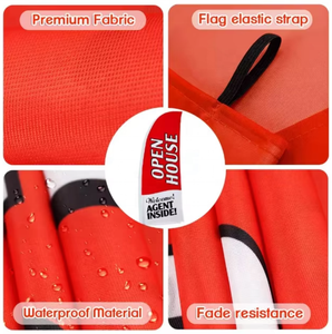 Хит продаж: индивидуальный пляжный флаг-баннер, наружный флаг-баннер с индивидуальной печатью - Product Image 5