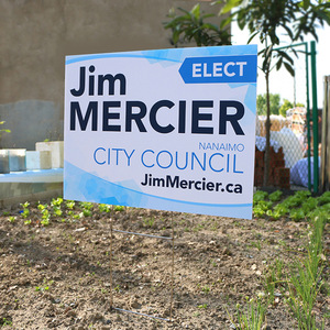 18 X 24 Election Campaign Political pp Hollow Corrugated <strong>Coroplast</strong> corflute Plastic <strong>Sheet</strong> Lawn Signs With H-stakes Yard Signs - Product Image 2