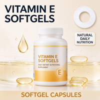 Multivitamine avec vitamine E naturelle, antioxydant, complément nutritionnel quotidien pour adultes