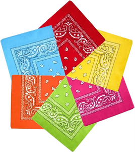 Sciarpa con anacardi Hiphop da <span class=keywords><strong>donna</strong></span> in <span class=keywords><strong>cotone</strong></span> All-match Street Dance retrò <span class=keywords><strong>Bandana</strong></span> decorativa piccola <span class=keywords><strong>Bandana</strong></span> quadrata cachemire - Product Image 4