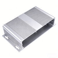 Boîtier en aluminium OEM pour fabricant d'équipements électriques, extrusion d'aluminium anodisé sur mesure, boîtier électronique pour amplificateur audio