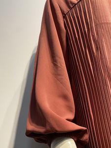 R-451 Abaya Elegante da Donna per Ramadan, Vestito Lungo a Maniche Lunghe con Collo, Tunica da Preghiera Oversize, <span class=keywords><strong>Abbigliamento</strong></span> Islamico <span class=keywords><strong>Turchia</strong></span> Dubai - Product Image 6