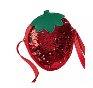 Cross Body Bags Fashionable Kids Fruit Coin Wallet Bag Holographic Shoulder Bag <strong>Sequins</strong> <strong>Handbag</strong> for Girls - Product Image 2