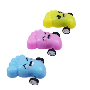 Cartone animato stampato piccolo piede tirare indietro auto di plastica tirare indietro il veicolo per i bambini a sorpresa uovo giocattoli - Product Image 4