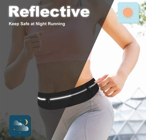 Pabrik sabuk lari Fanny <span class=keywords><strong>Pack</strong></span> latihan kebugaran pemegang telepon reflektif tas pinggang ramping - Product Image 2